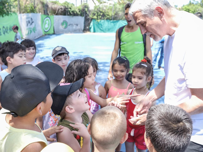 Jorge Ferraresi y Sebastian Vidal visitaron las colonias municipales